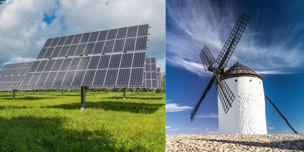 renewable energy solution
solar power and wind energy
